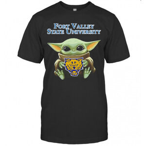 Baby Yoda Hug 2020 Fort Valley State University T-Shirt